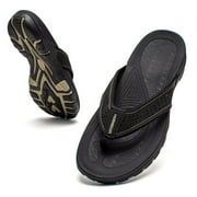 Mens Thong Sandals Arch Support Indoor and Outdoor Beach Flip Flop